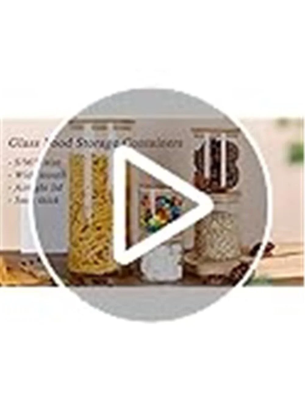 Glass Food Storage Containers with Bamboo Lids Large Glass Food Storage Jars